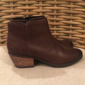 Clark’s leather booties